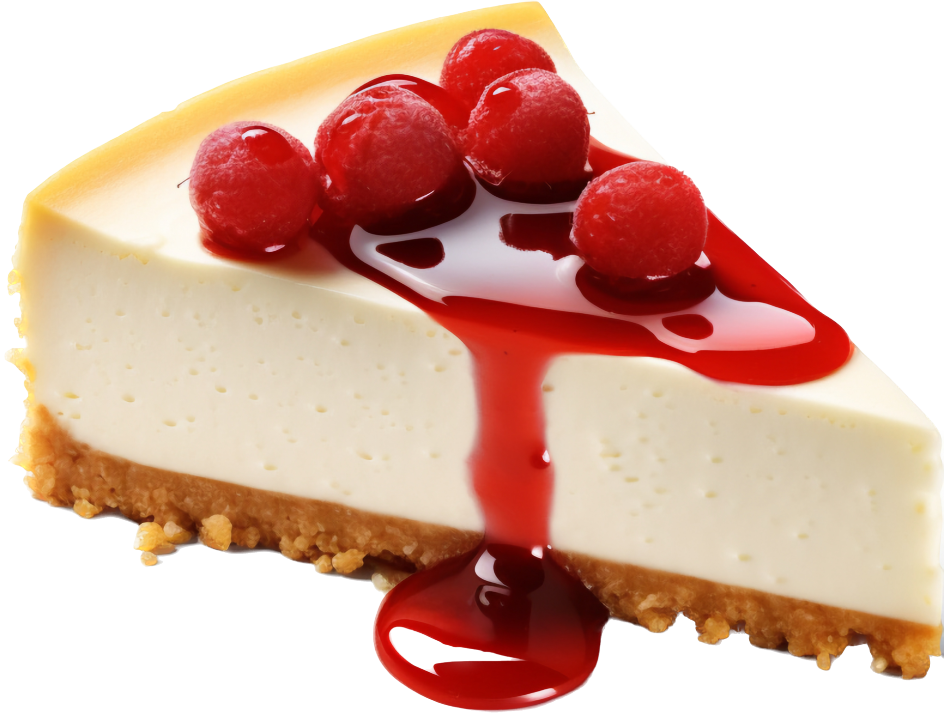 Dessert de cheesecake crémeux avec base croquante
